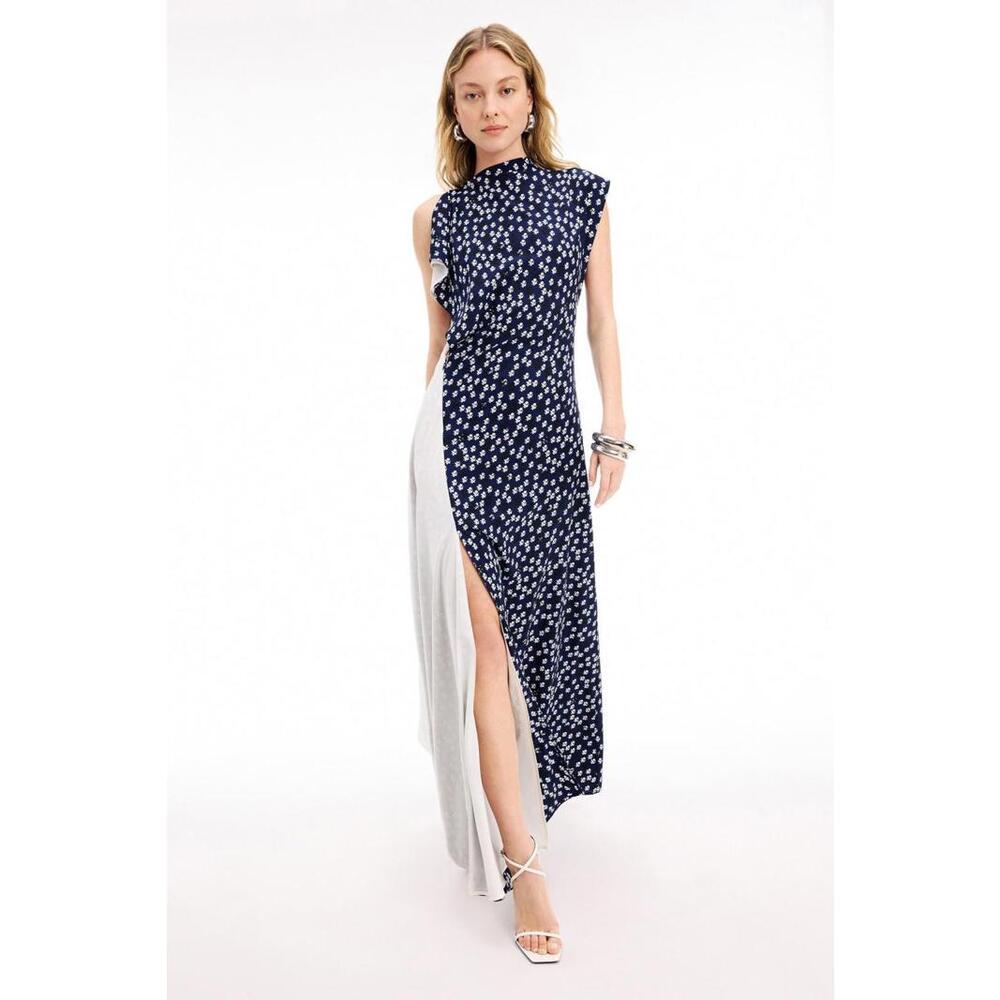 Proenza Schouler Devyn Blue Gown Size 10 Unstitching